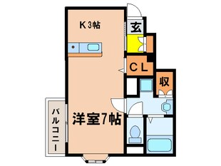 アム－ル新町の物件間取画像